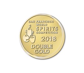 San Francisco World Spirits Competition 2018 Double Gold Award - Brilliance, Bold & Peated